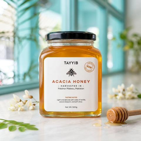 Acacia Honey 500g - Tayyib Store - Tayyib Foods - Lahore