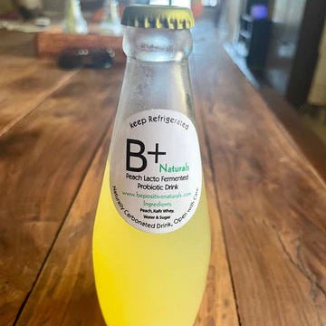 Artisanal Peach Soda - Tayyib Store - B Positive Naturals - Lahore