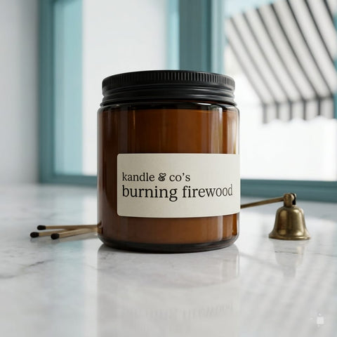Burning Firewood Candle - Tayyib Store - Kandle & Co's - Lahore