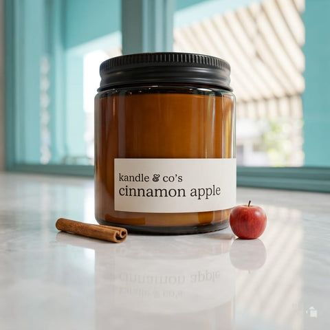 Cinnamon Apple Candle - Tayyib Store - Kandle & Co's - Lahore