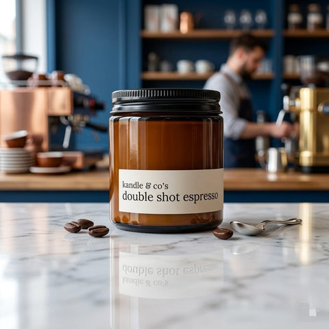 Double Shot Espresso Candle - Tayyib Store - Kandle & Co's - Lahore