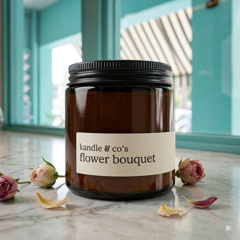 Flower Bouquet Candle - Tayyib Store - Kandle & Co's - Lahore