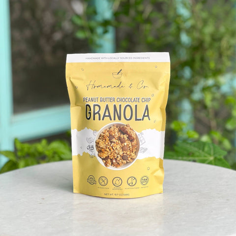 HMC Granola (Peanut Butter Chocolate Chip) 300g - Tayyib Store - Homemade & Co. - Lahore
