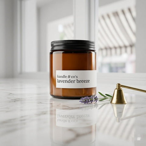 Lavender Breeze Candle - Tayyib Store - Kandle & Co's - Lahore