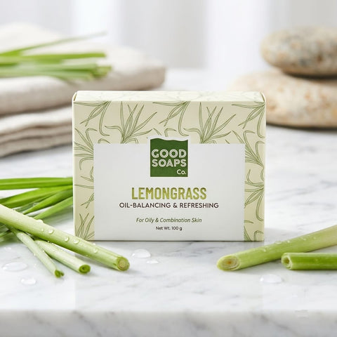 Lemongrass Soap 100g - Tayyib Store - GOOD SOAPS Co. - Lahore
