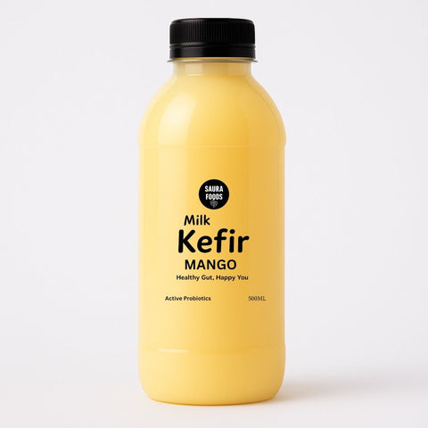 Milk Kefir (Mango) 500ml - Tayyib Store - Saura Foods - Lahore