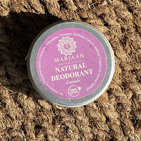 Natural Deodorant (Lavender) 30g - Tayyib Store - Marjaan Botanicals - Lahore
