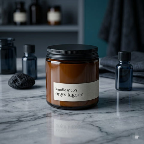 Onyx Lagoon Candle - Tayyib Store - Kandle & Co's - Lahore