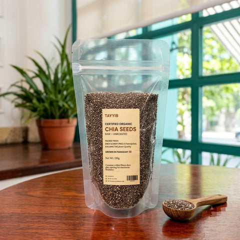 Organic Chia Seeds 150g - Tayyib Store - Tayyib Foods - Lahore