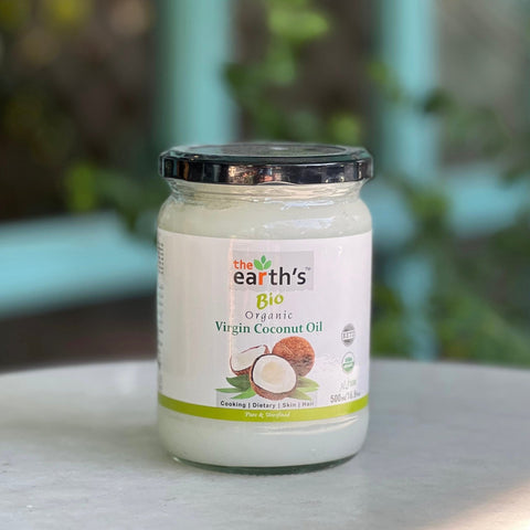 Organic Coconut Oil 500ml - Tayyib Store - The Earths - Lahore