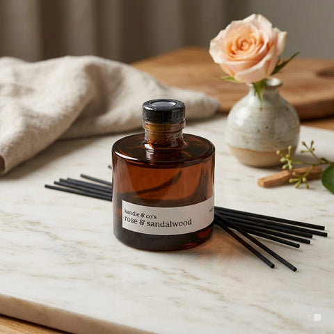 Rose Sandalwood Diffuser - Tayyib Store - Kandle & Co's - Lahore