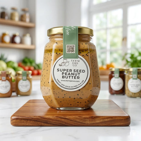 Super Seed Peanut Butter - Tayyib Store - Farm Jars Co. - Lahore