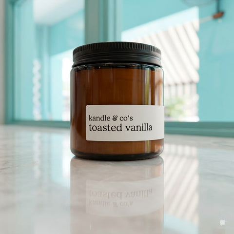 Toasted Vanilla Candle - Tayyib Store - Kandle & Co's - Lahore