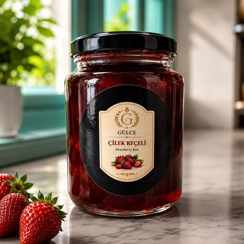 Turkish Strawberry Jam - Tayyib Store - Gulce - Lahore