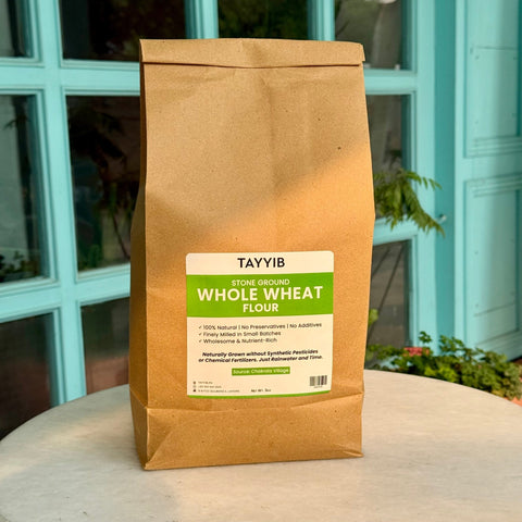 Whole Wheat Flour 3kg - Tayyib Store - Tayyib Foods - Lahore