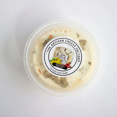 Artisan Cottage Cheese (Olive & Chilli) 200g - TAYYIB - Artisan Cheese - Lahore