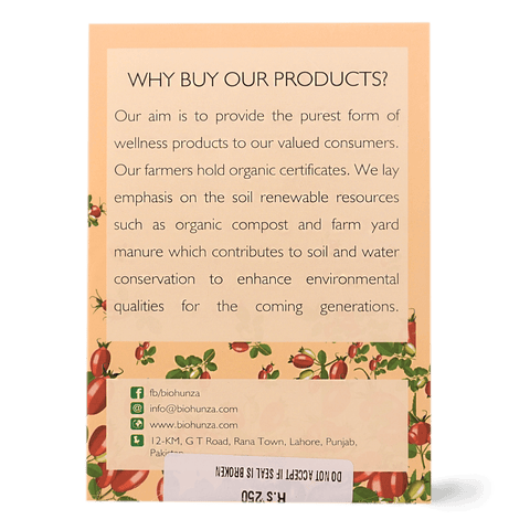 Bio Hunza Rose Hip Tea 25g - TAYYIB - Bio Hunza - Lahore