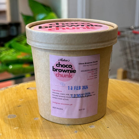 Choco Brownie Chunk 350ml - Tayyib Store - Mishoo's - Lahore