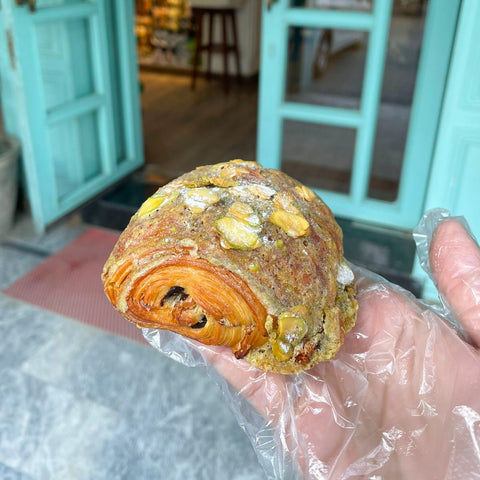Pistachio Pain au Chocolat - TAYYIB - Tayyib Bakery - Lahore