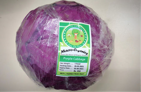 Purple Cabbage Macro organic - TAYYIB - Tayyib Foods - Lahore