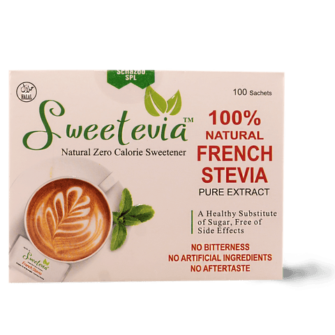 Sweetevia Sachet 100s - TAYYIB - SPL Healthcare - Lahore