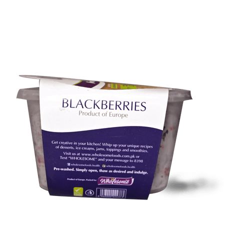 Wholesome Blackberries (frozen) 175g - TAYYIB - Wholesome Foods - Lahore