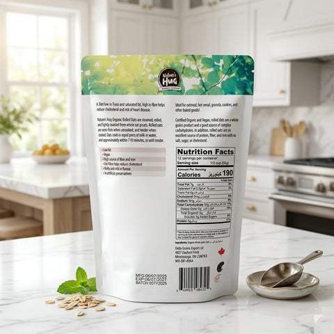 NH Organic Rolled Oats (Gluten-free) 600g