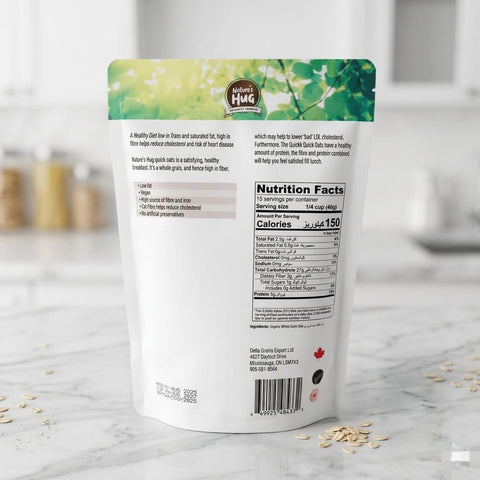 NH Organic Quick Oats 600g