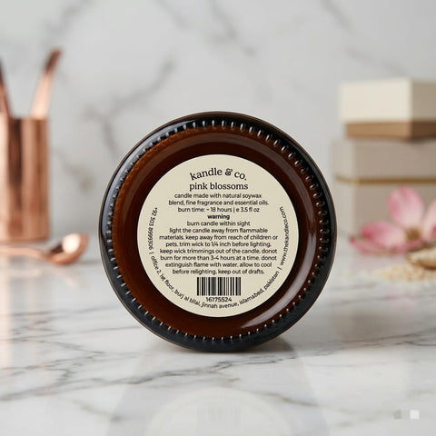 Pink Blossom Candle