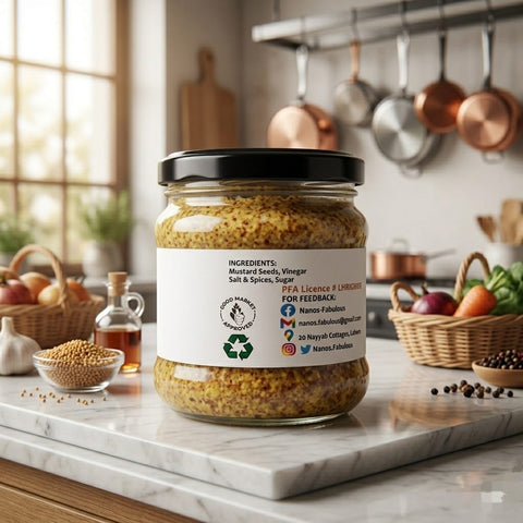 Nano's Whole Grain Mustard 150ml