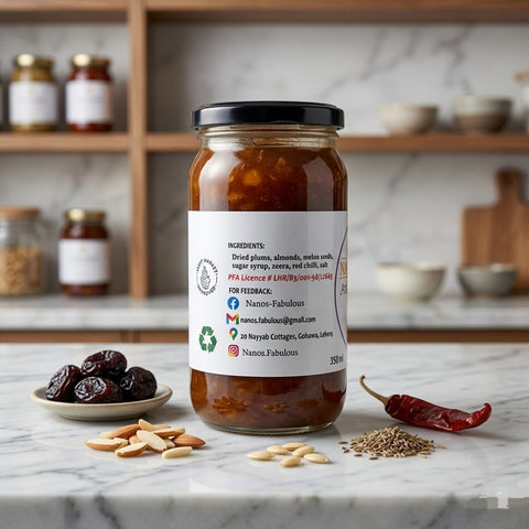 Nano's Aloo Bukhara Chutney 350ml