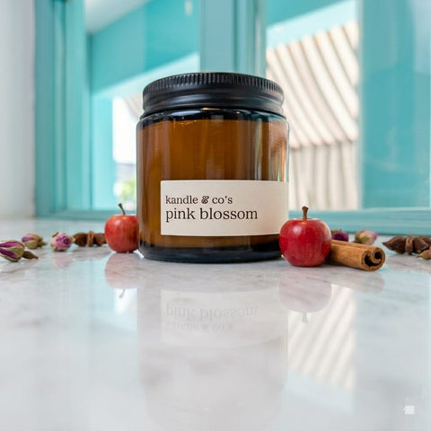 Pink Blossom Candle