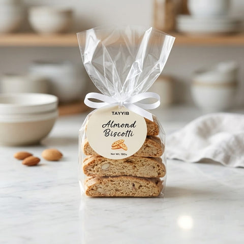Almond Biscotti 180g - Tayyib Store - Tayyib Foods - Lahore