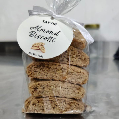 Almond Biscotti 180g - Tayyib Store - Tayyib Foods - Lahore