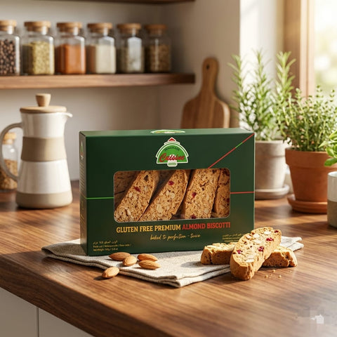 Almond Biscotti Gluten Free 165g - Tayyib Store - Homemade Cuisine - Lahore