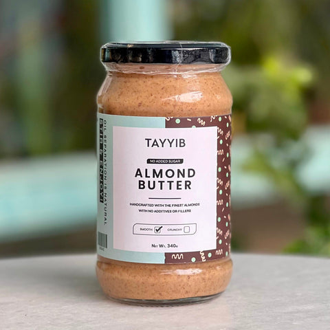 Almond Butter 340g - Tayyib Store - Tayyib Foods - Lahore