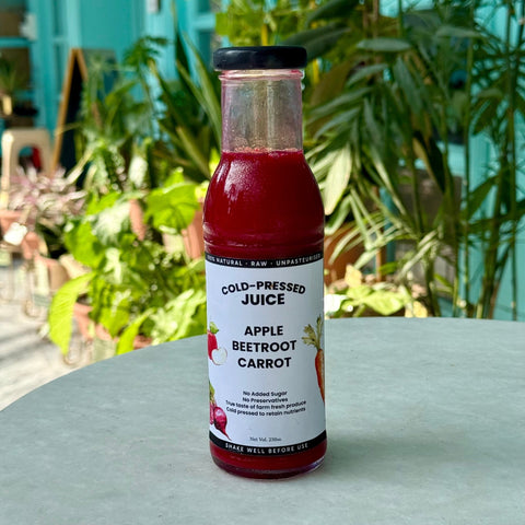 Apple, Beetroot & Carrot Cold Pressed Juice 250ml - Tayyib Store - Tayyib Foods - Lahore