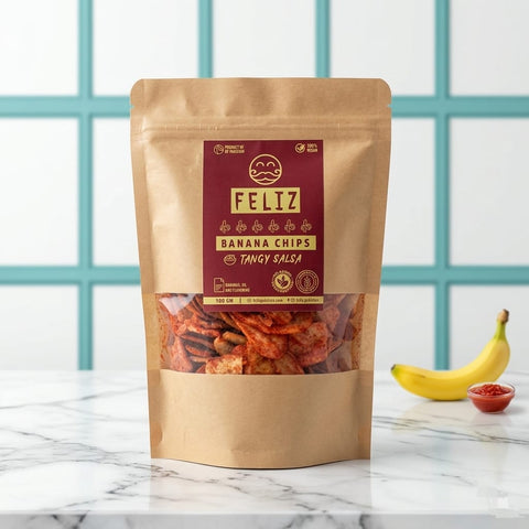 Banana Chips Tangy Salsa 100g - Tayyib Store - Feliz - Lahore