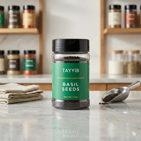 Basil Seeds 120g - Tayyib Store - Tayyib Foods - Lahore