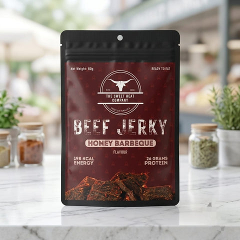 Beef Jerky Honey Barbecue 60g - Tayyib Store - The Sweet Heat Company - Lahore