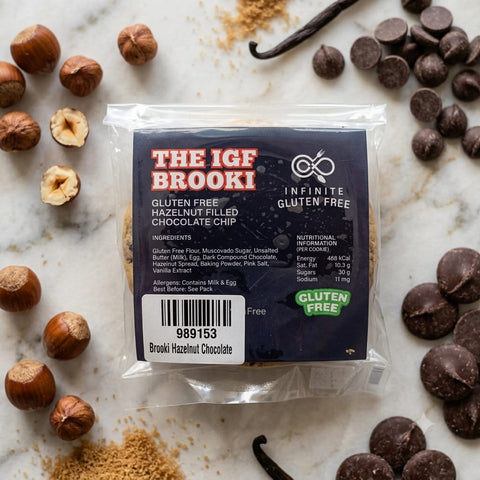 Brooki Hazelnut Chocolate Chip - Tayyib Store - INFINITE GLUTEN FREE - Lahore