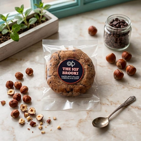 Brooki Hazelnut Chocolate Chip - Tayyib Store - INFINITE GLUTEN FREE - Lahore