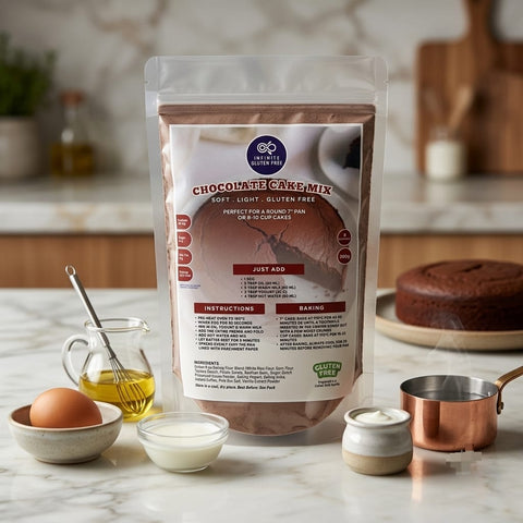 Chocolate Cake Mix 300g - Tayyib Store - INFINITE GLUTEN FREE - Lahore