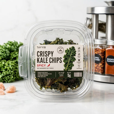 Crispy Kale Chips (Spicy) 5g - Tayyib Store - Tayyib Foods - Lahore