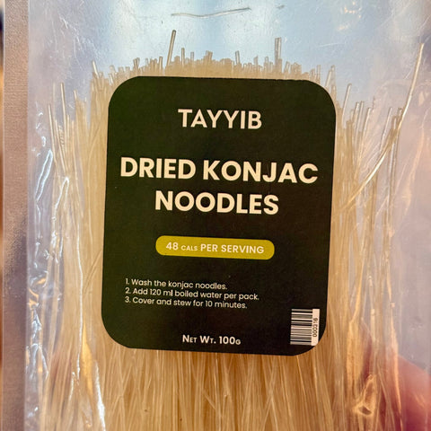 Dried Konjac Noodles 100g - Tayyib Store - Keto Slim Mo - Lahore