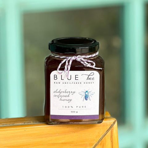 Elderberry Infused Honey 500g - Tayyib Store - Blue Bee - Lahore