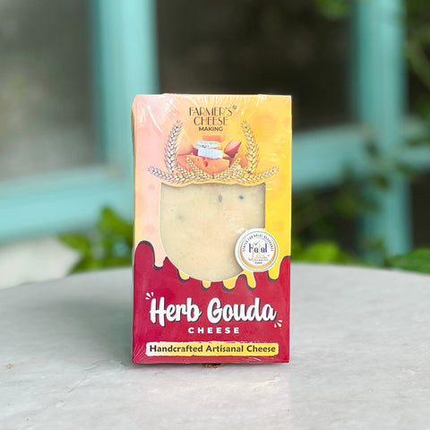 Farmers Herb Gouda 250g - Tayyib Store - Farmer's Cheese Making - Lahore