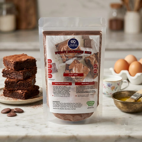 Fudgy Brownie Mix 450g - Tayyib Store - INFINITE GLUTEN FREE - Lahore