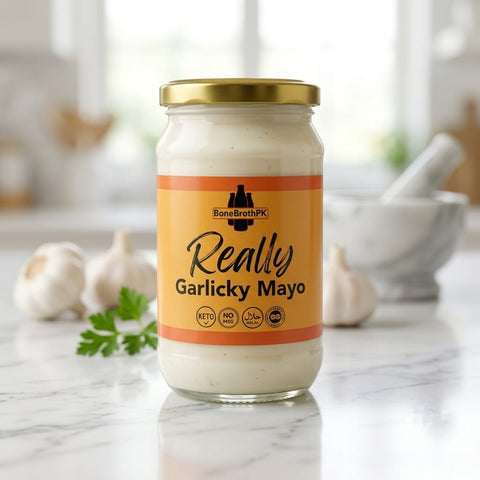 Garlicky Mayo 300g - Tayyib Store - Bone Broth - Lahore