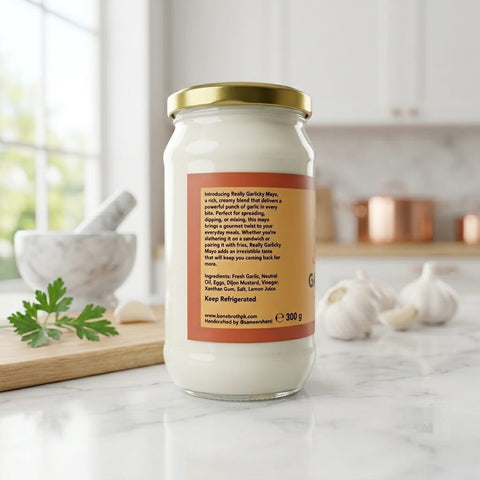 Garlicky Mayo 300g - Tayyib Store - Bone Broth - Lahore